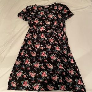 Cath Kidston Black and Floral Dress